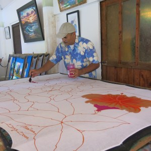 Hand painted sarong