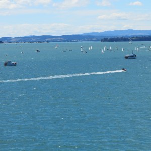 Approaching Auckland, New Zealand