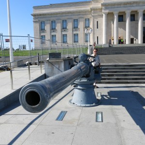 My, you have a big gun!